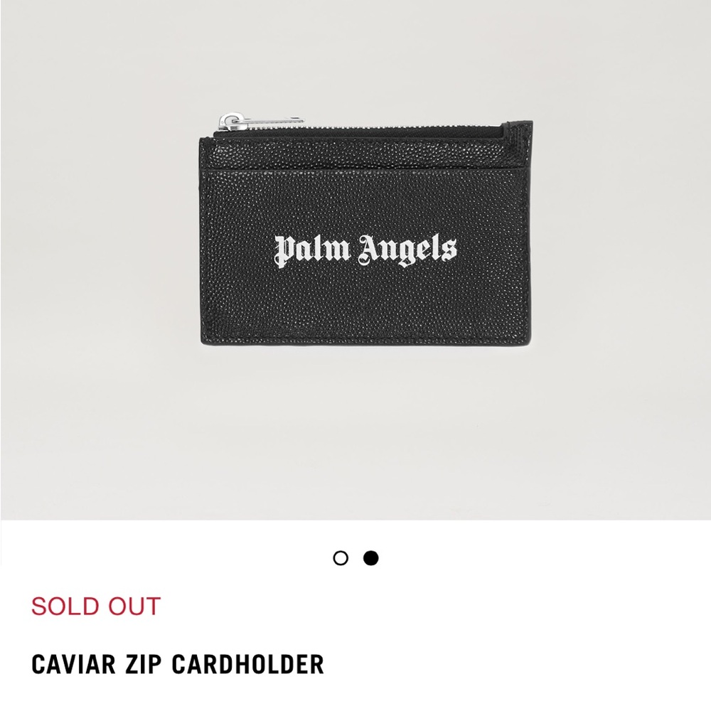 Palm Angels Black Caviar Card Holder